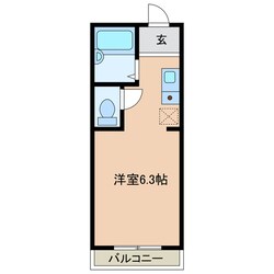 アイティーオー平田Ⅱ北館の物件間取画像